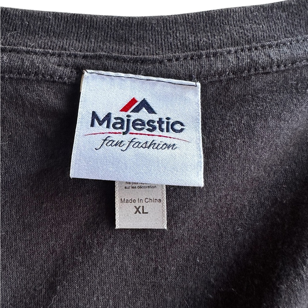 MAJESTIC WOMANS V NECK WITH RHINESTONES SUPER BOWL 2016 SZ XL - Picture 5 of 8